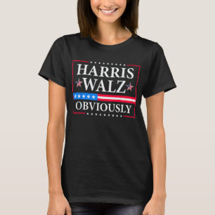 Harris Walz 2024明らかに   ティムワルツ Tシャツ