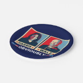 Harris Walz 2024明らかに ペーパープレート (アングル)