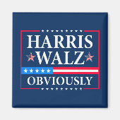 Harris Walz 2024明らかに マグネット (正面)