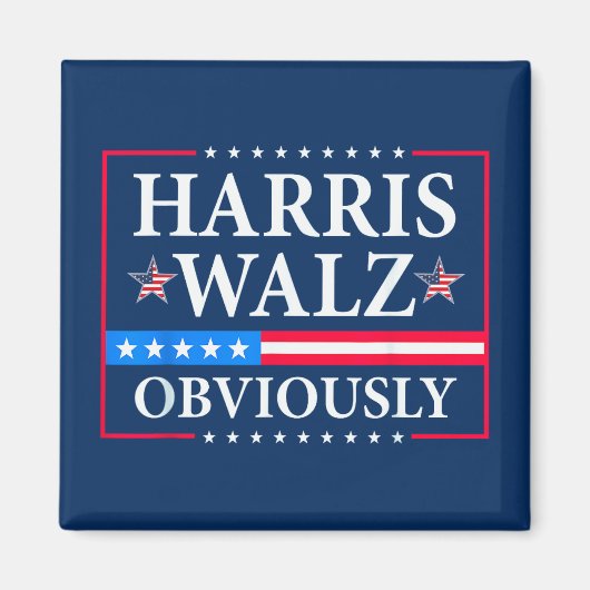 Harris Walz 2024明らかに マグネット (正面)