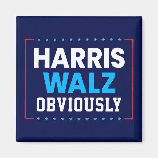 Harris Walz 2024明らかに マグネット (正面)