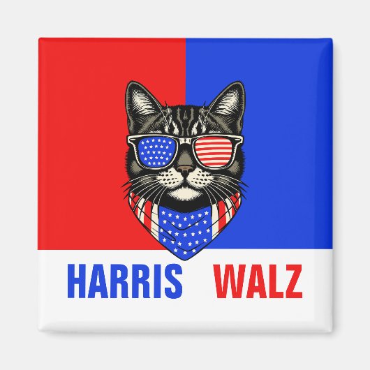Harris Walz 2024明らかに マグネット (正面)