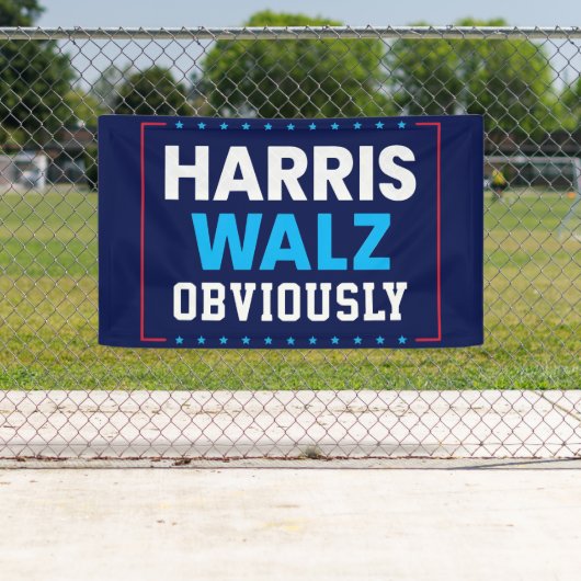 Harris Walz 2024明らかに 横断幕 (インサイチュ)