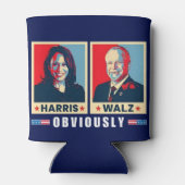 Harris Walz 2024明らかに 缶クーラー (裏面)