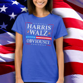 Harris Walz 2024明らかに Tシャツ