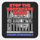 HARRIS-WALZ 2024欲ストップ欲企業の スクエアシール (正面)