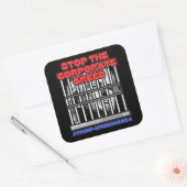 HARRIS-WALZ 2024欲ストップ欲企業の スクエアシール (封筒)