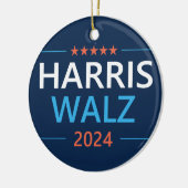Harris Walz 2024社長 セラミックオーナメント (左)