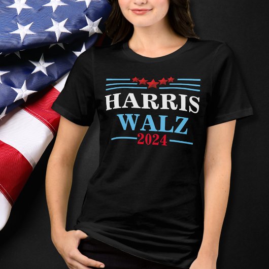 Harris Walz 2024社長 – ティム・ウォルズ トライブレンドＴシャツ