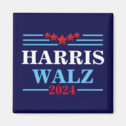 Harris Walz 2024社長 – ティム・ウォルズ マグネット (正面)