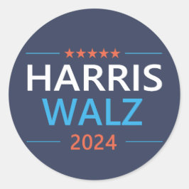 Harris Walz 2024社長 ラウンドシール