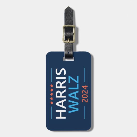 Harris Walz 2024社長 ラゲッジタグ (正面縦)