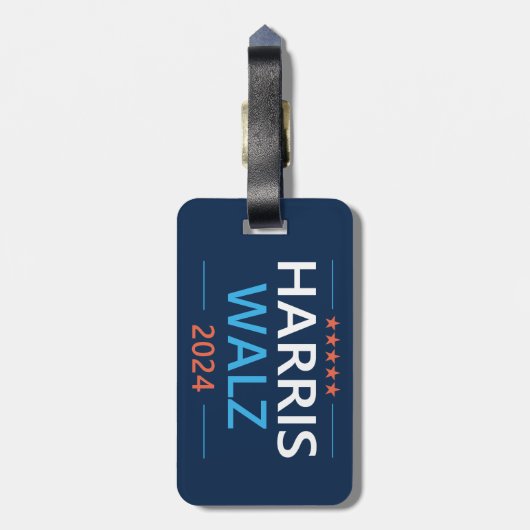 Harris Walz 2024社長 ラゲッジタグ (裏面縦)