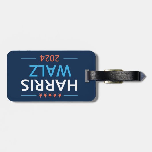 Harris Walz 2024社長 ラゲッジタグ (裏面横)