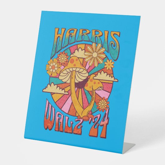 Harris Walz 2024社長 台座サイン (正面)