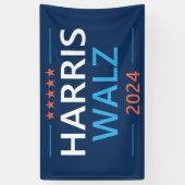 Harris Walz 2024社長 横断幕 (縦)