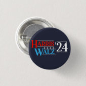 Harris Walz 2024社長 缶バッジ (正面&裏面)