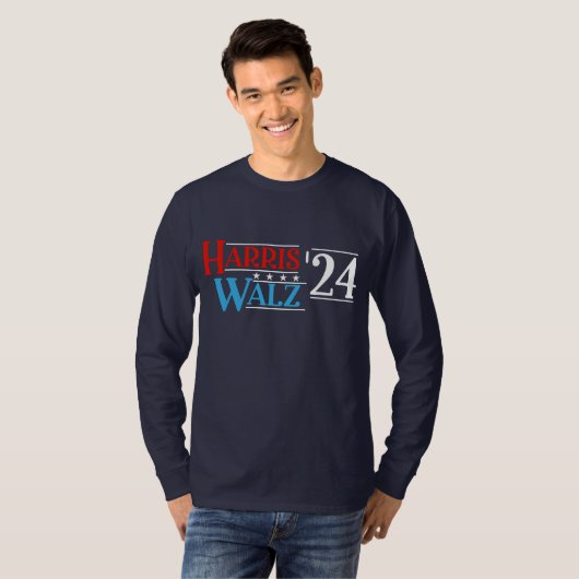 Harris Walz 2024社長 Tシャツ (正面フル)