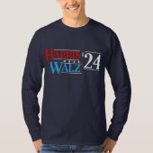 Harris Walz 2024社長 Tシャツ (正面)