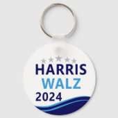 Harris Walz 2024社長Blue Wave担当 キーホルダー (裏面)