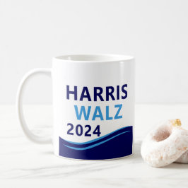 Harris Walz 2024社長Blue Wave担当 コーヒーマグカップ