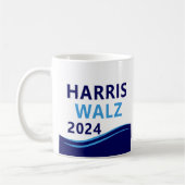 Harris Walz 2024社長Blue Wave担当 コーヒーマグカップ (左)