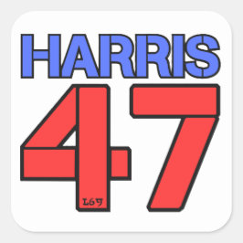HARRIS-WALZ 2024米国選挙民主党員 スクエアシール