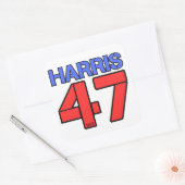 HARRIS-WALZ 2024米国選挙民主党員 スクエアシール (封筒)