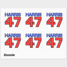 HARRIS-WALZ 2024米国選挙民主党員 スクエアシール