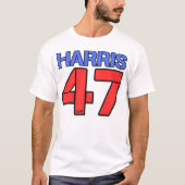 HARRIS-WALZ 2024米国選挙民主党員 Tシャツ (正面)