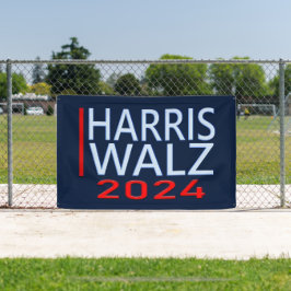 Harris Walz 2024選挙大統領のバナー 横断幕
