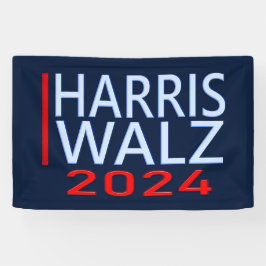 Harris Walz 2024選挙大統領のバナー 横断幕