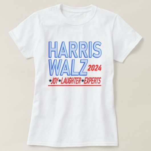 Harris Walz 2024選挙大統領のTシャツ Tシャツ (デザイン正面)