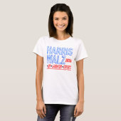 Harris Walz 2024選挙大統領のTシャツ Tシャツ (正面フル)