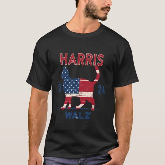 Harris Walz 2024選挙Kamala Harris Tに投票 Tシャツ (正面)