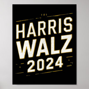Harris Walz 2024選挙Kamala Harris Tim Watz ポスター