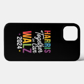 Harris Walz 2024 カマラ 共にできること LGBT Case-Mate iPhoneケース (裏面 (横))