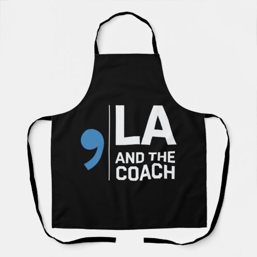 Harris Walz 2024 カンマ La and The Coach 2024  エプロン (正面)