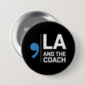 Harris Walz 2024 カンマ La and The Coach 2024 缶バッジ (正面&裏面)
