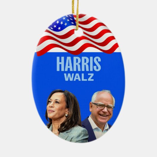 Harris-Walz-2024_ セラミックオーナメント (裏面)