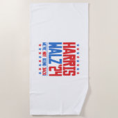 HARRIS WALZ 2024 – 戻らない ビーチタオル (正面)