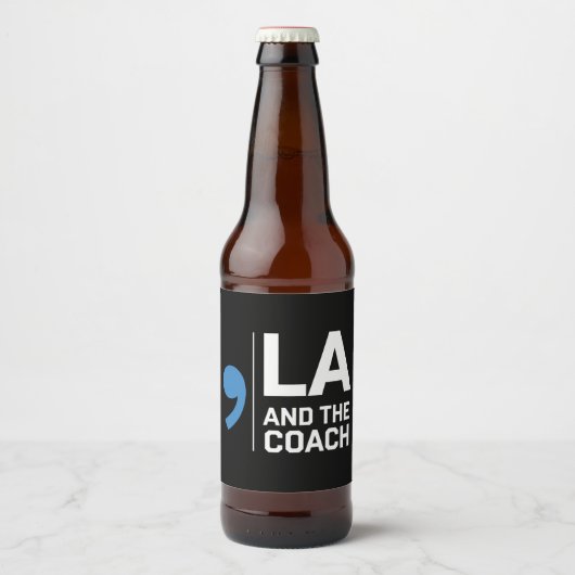 Harris Walz 2024 Comma La and The Coach 2024 ビールラベル (正面)