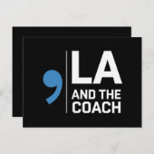 Harris Walz 2024 Comma La and The Coach 2024 ポストカード (正面/裏面)