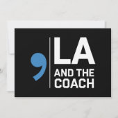 Harris Walz 2024 Comma La and The Coach 2024 招待状 (正面)