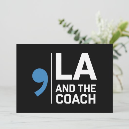 Harris Walz 2024 Comma La and The Coach 2024 招待状 (スタンド正面)
