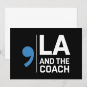 Harris Walz 2024 Comma La and The Coach 2024 招待状 (正面/裏面)