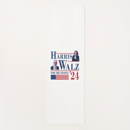 Harris Walz 2024 For The People ヨガマット (正面)