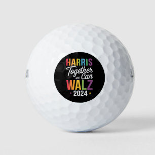 Harris Walz 2024 Kamala Together We Can LGBT ゴルフボール