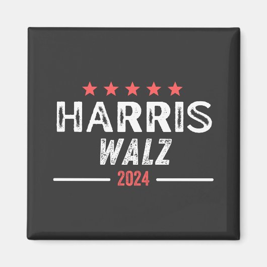 Harris Walz 2024、Tim Walz副社長 マグネット (正面)