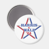 HARRIS & WALZ '24マグネット マグネット (正面/裏面)